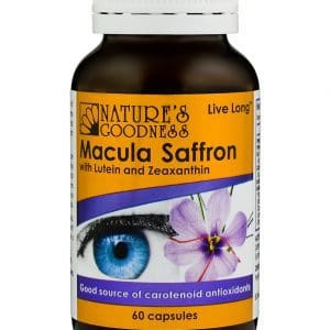 Natures Goodness Macula Saffron - 60 Capsules